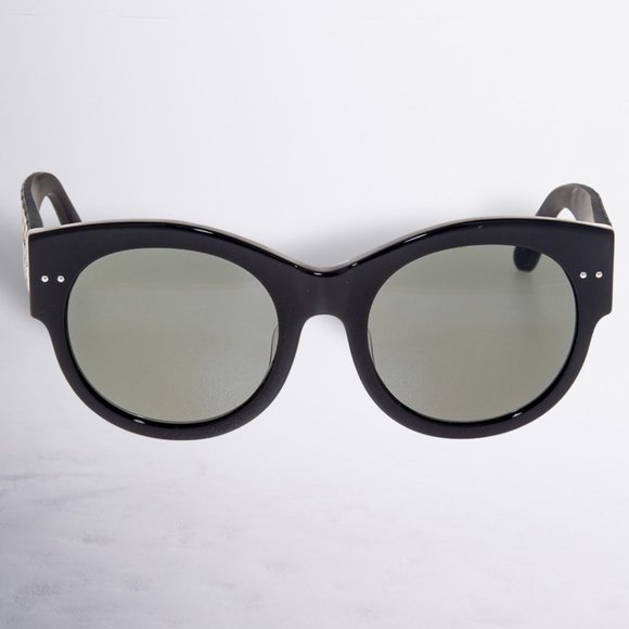 Bottega Veneta Intrecciato Leather BV0057SK 001 Black Sunglasses Retail: $349 main image 5